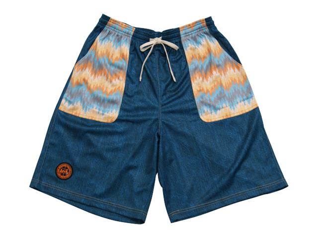 Arch native pocket denim shorts
