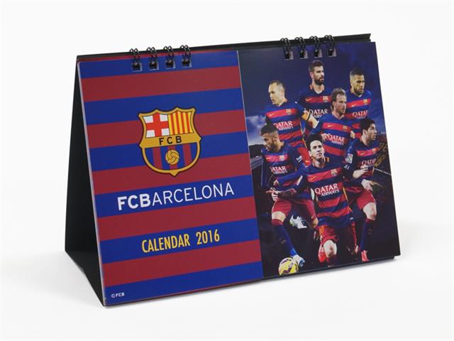 FCバルセロナ　2016卓上カレンダー