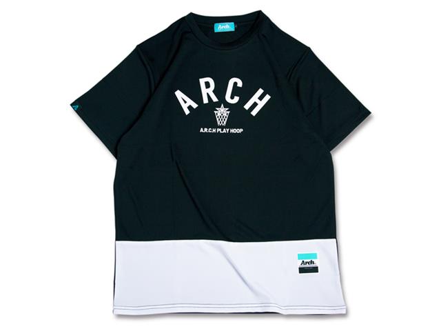 Arch bi-color BB tee［DRY］
