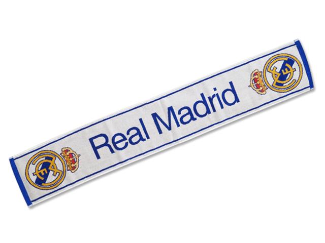 Real Madrid　タオルマフラー　WHITE