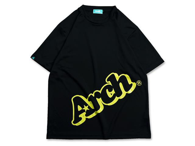 Arch sloping logo tee［DRY］