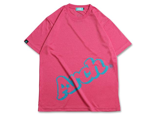 Arch sloping logo tee［DRY］