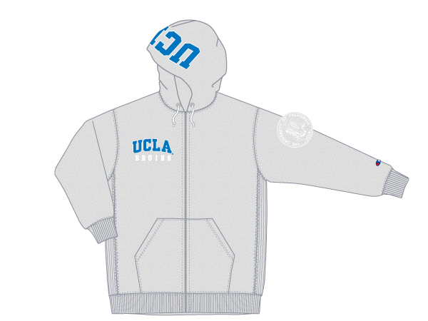 UCLAスウェットパーカー