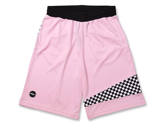 one side checker shorts